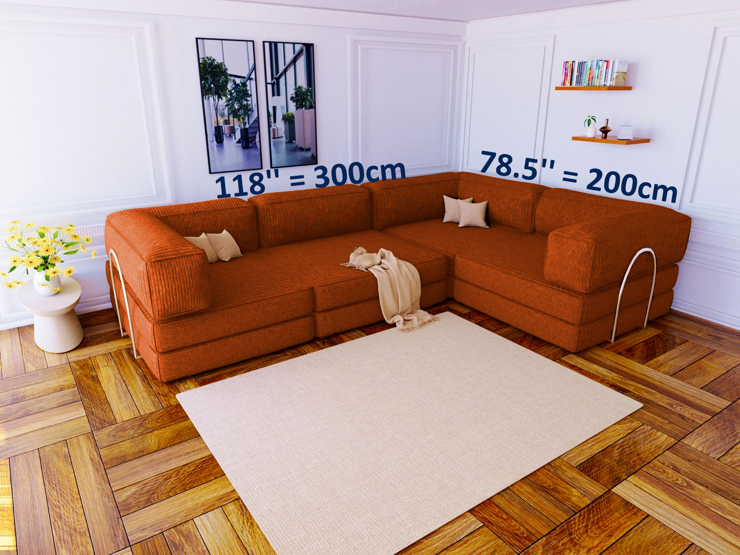 Convertible Floor Sofa