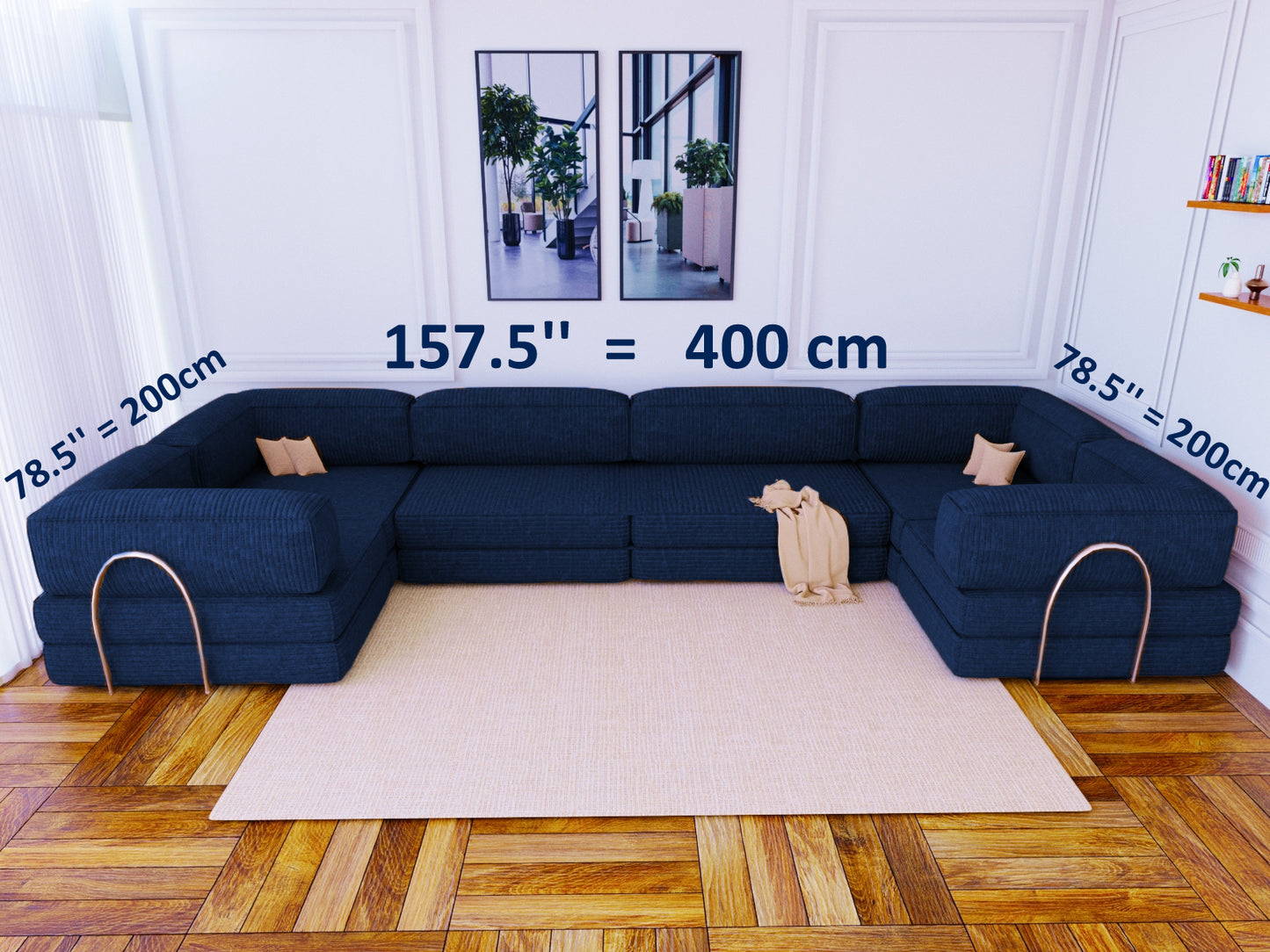 Convertible Floor Sofa