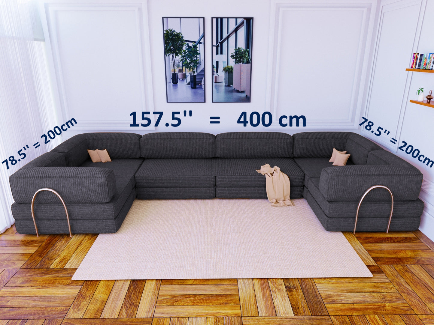 Convertible Floor Sofa