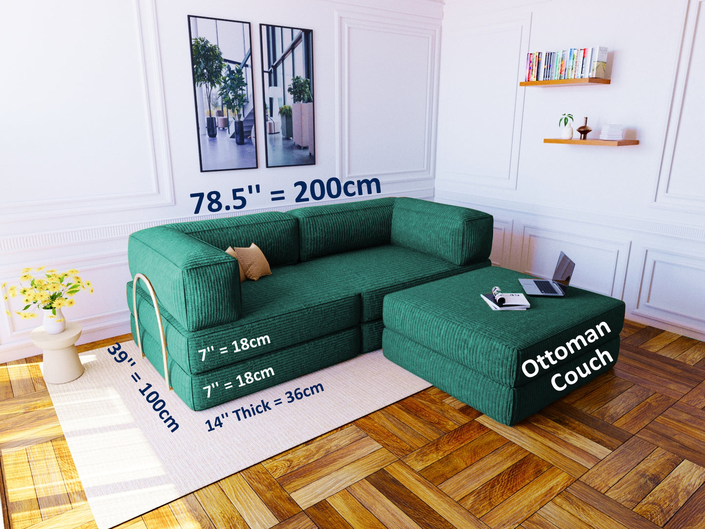 Convertible Floor Sofa