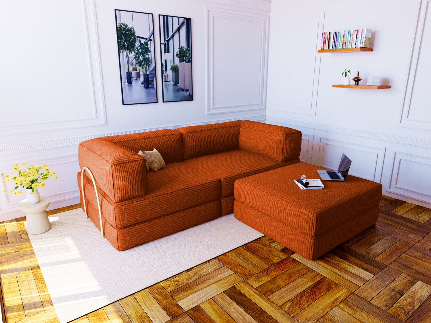 Convertible Floor Sofa